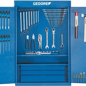 GEDORE Werkzeugsortiment Universal 100-teilig im Stahlblech-Schrank Top-Preis