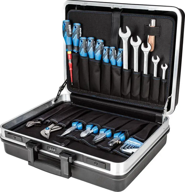 Markenprodukt GEDORE Werkzeugsortiment Basic Universal 74-teilig im ABS-Koffer