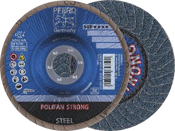 Nur Für Kurze Zeit PFERD Fächerschleifscheibe STRONG gewölbt 115mm K36