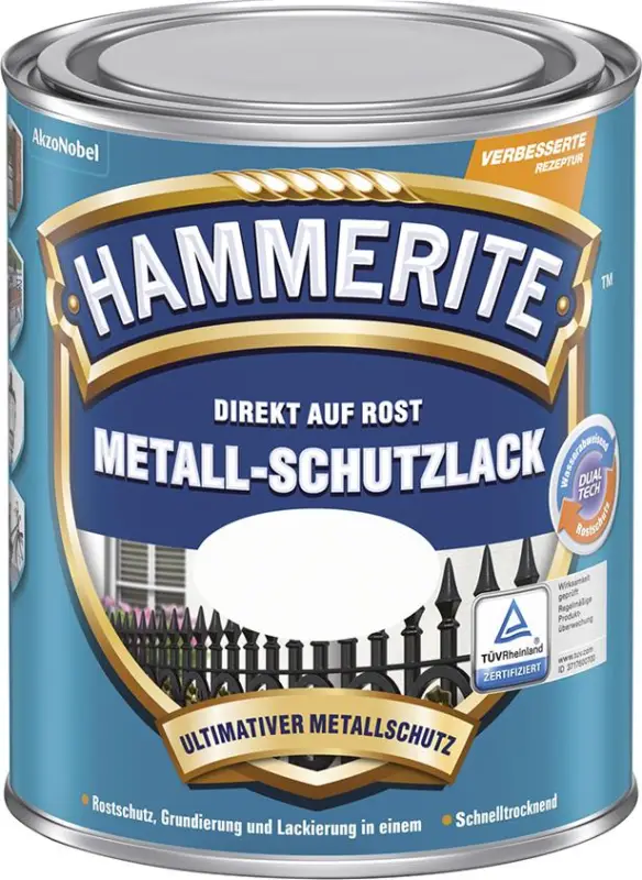 Sonderaktion HAMMERITE Metall-Schutzlack HA 750 ml schwarz