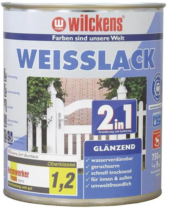 Weißlack 2in1 750 ml, glänzend Knallerangebot