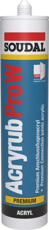 Expressversand SOUDAL ACRYRUB PRO W 310ml schwarz