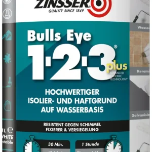 ZINSSER Bulls Eye 123 Plus 1L Heißes Angebot