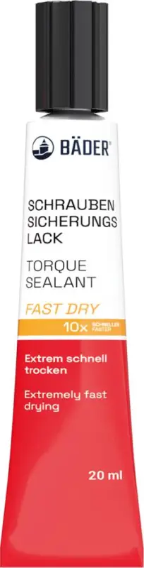 Preisknaller BÄDER Schraubensicherungslack Fast Dry 20 ml Tube gelb