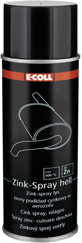 Zink-Spray hell 400ml silbergrau E-COLL EE Top-Seller