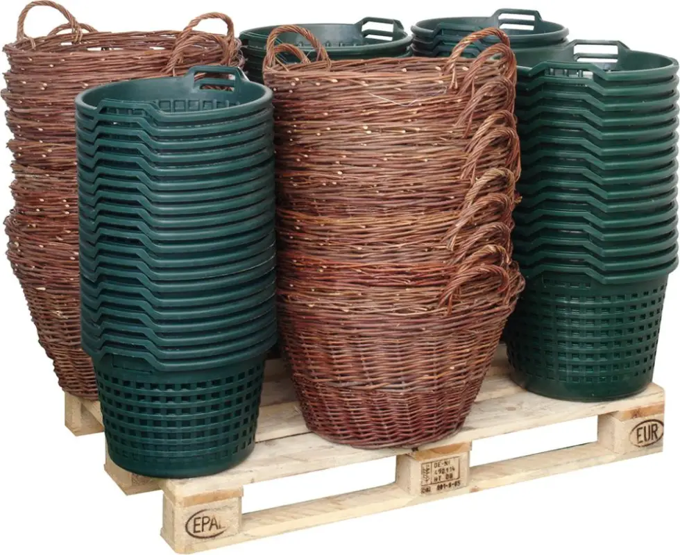 Preisreduziert FLORAWORLD Gartenkorb Kunststoffu. Weide Classic FWDisplay