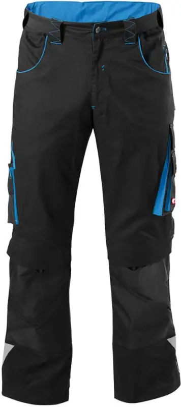 Günstig FORTIS H-Bundhose 24, schwarz/türkis, Gr. 64