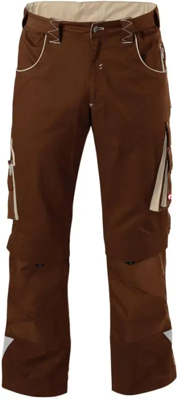 Geprüft FORTIS H-Bundhose 24, braun/beige,Gr.32