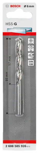 BOSCH Metallbohrer HSS-G, DIN 338 Begrenztes Angebot