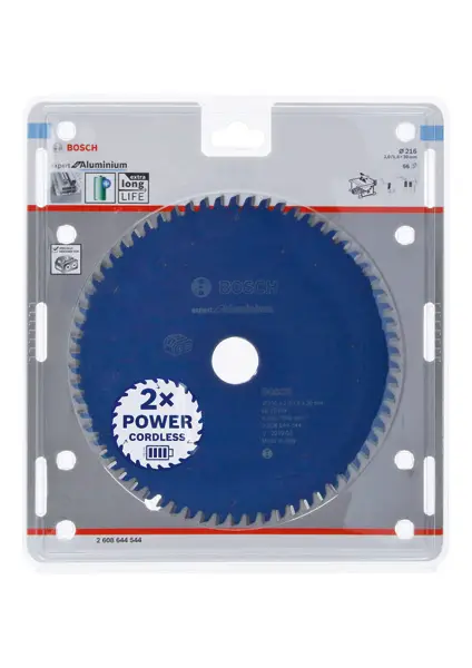 BOSCH Kreissägeblatt für Akkusägen Expert for Aluminium, 216 x 2/1,4 x 30, 66 Zähne Billig