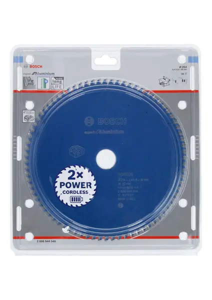 BOSCH Kreissägeblatt für Akkusägen Expert for Aluminium, 254 x 2,4/1,8 x 30, Z78 Sichere Zahlung