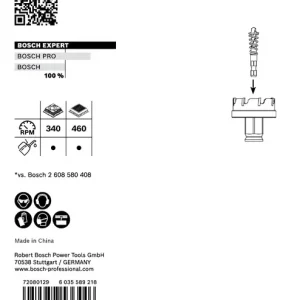 Abverkauf BOSCH EXPERT Sheet Metal Lochsäge 35x5 mm