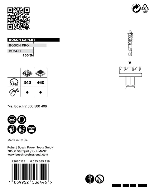 Abverkauf BOSCH EXPERT Sheet Metal Lochsäge 35x5 mm