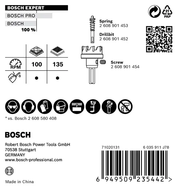 Neue Ware BOSCH EXPERT Construction Material Lochsäge, 19x60 mm