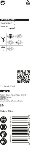 BOSCH EXPERT HEX-9 Multi Construction Bohrer, 3x45x90 mm Bestseller