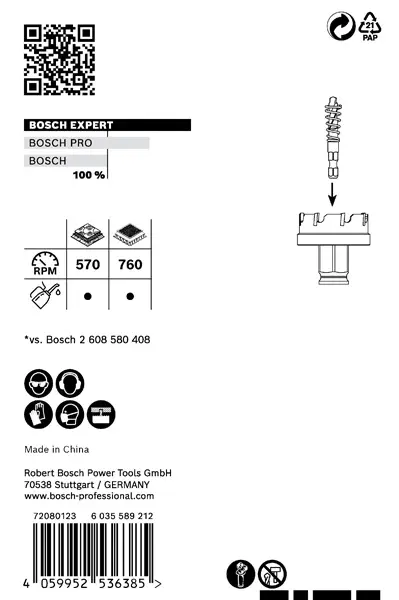 Wochenendangebot BOSCH EXPERT Sheet Metal Lochsäge 21x5 mm