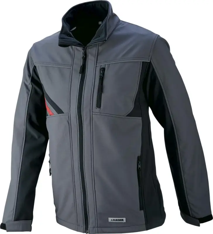Preisknaller PLANAM Softshelljacke Highline, schiefer, Gr. XL