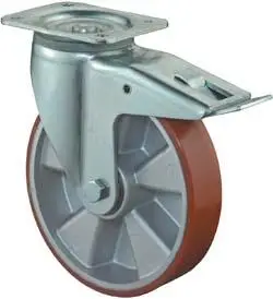 BS ROLLEN Lenkrolle 125mm LB520.B90Pl.,Polyure Guss,KL,Fest LB520.B90.125 Finale Aktion