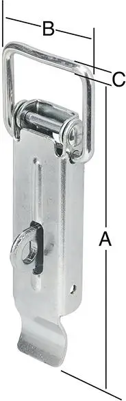 VORMANN Spannverschluss m.Öse 110X37 vz Markenware