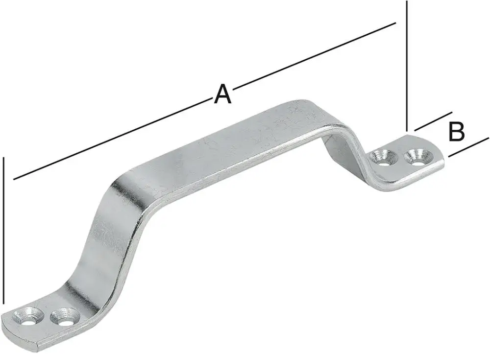 VORMANN Handgriffe verzinkt 110x13,5mm Nr. 193110Z Schnäppchen