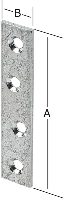 Knallerangebot VORMANN Verbindungsbleche 120x18MM Nr. 183120Z