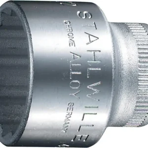 Zertifiziert STAHLWILLE Steckschlüsseleinsatz 12-kant 3/8" 12mm