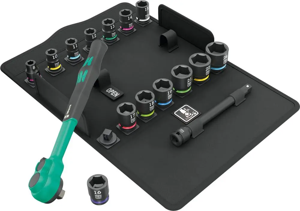 WERA Steckschlüssel-Garnitur 3/8" ZYKLOP Comfort 16-teilig Sonderangebot