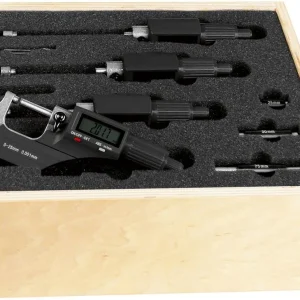 Neu Im Sortiment FORTIS Bügelmessschrauben-Set 0-100mm