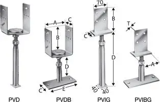 SST Stützenfuß PVDB120G Aktuell