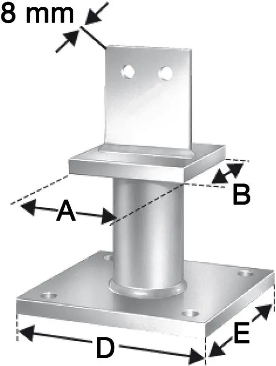 SST Stützenfuß PISBMAxIG-B SIMPSON Strong-Tie Beliebt