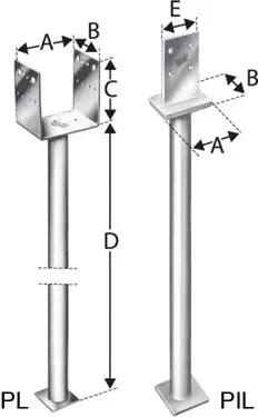 SST Stützenfuß PL140/90G Aktuell