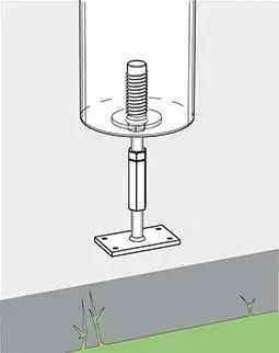 Preisknaller SST Pfostenhalter PCNB40G-R