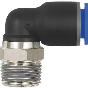 RIEGLER L-Steckverschraubung Blaue Serie, drehbar, R 1/4 a, Schlauch-Ø 6 Aktuell