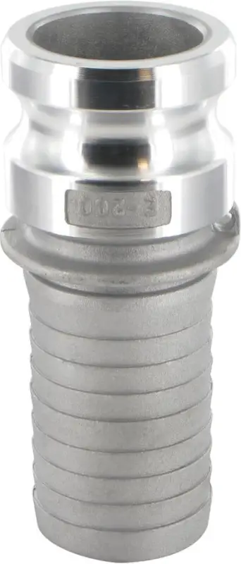Schnäppchen Kamlok Vaterteil Typ E DN200, Tülle 200mm, Alu