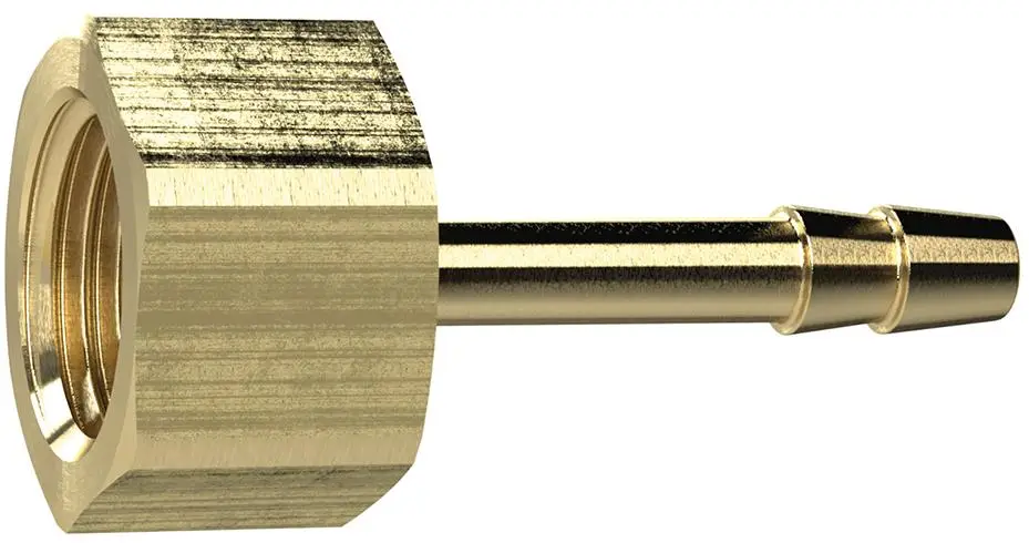 RIEGLER Aufschraubschlauchtülle Messing, IG G1/8", LW 8 SW 14mm Ausverkauf