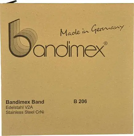 Bestseller BANDIMEX Stahlband 5/8" V2A-Edelstahl, Rolle a 30m