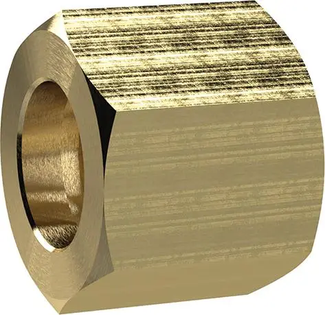 Günstig RIEGLER Überwurfmutter Messing 6-kant G1/4" für Tülle Schlauch-Innen