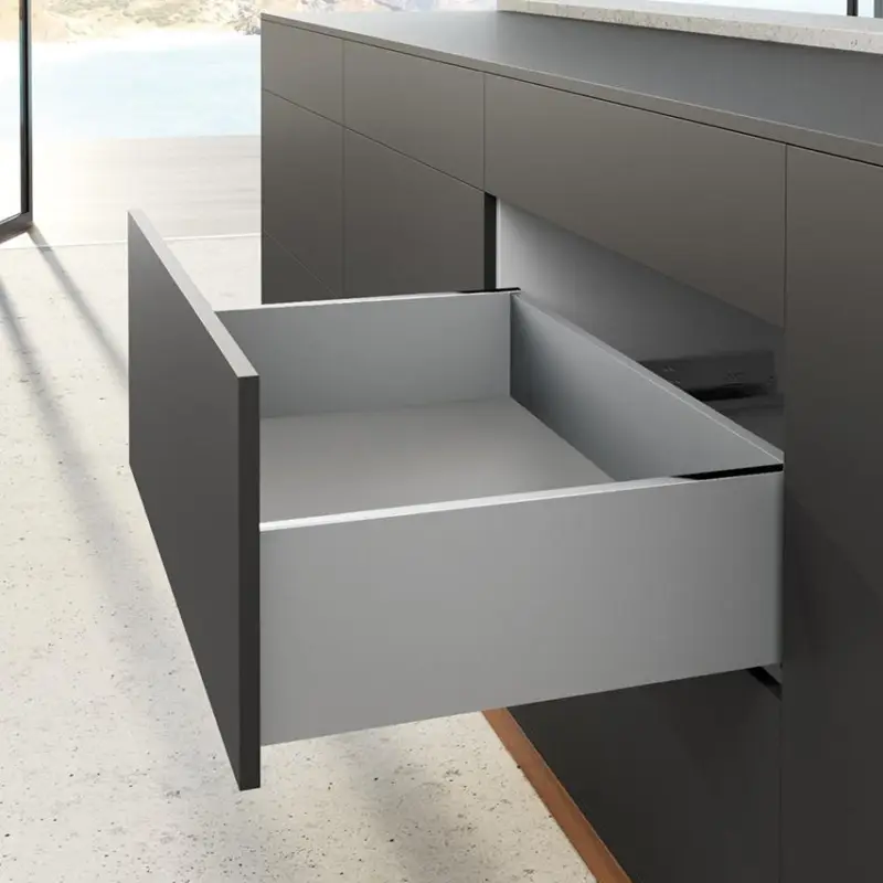Markenprodukt HETTICH Schubkastenzarge,9255264,350mm,silber