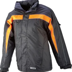 Sichere Zahlung PLANAM Winterjacke Cosmic, schwarz/orange, Gr. S