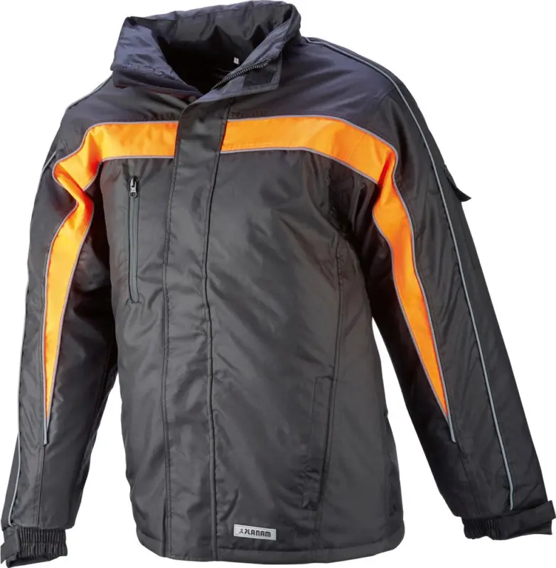 Sonderangebot PLANAM Winterjacke Cosmic, schwarz/orange, Gr.XL