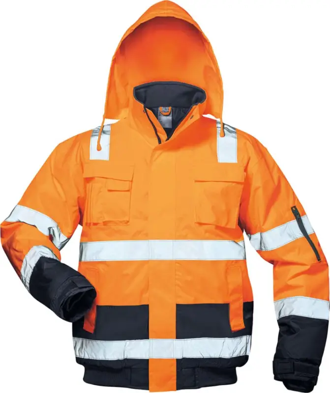 Neuheit SAFESTYLE Warnpilotenjacke Jonas,Gr.XL,orange/blau