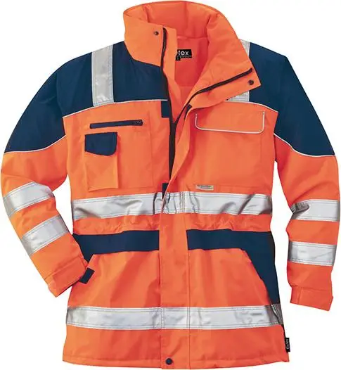 Warnparka, Gr. XXL, orange/blau Jetzt Kaufen