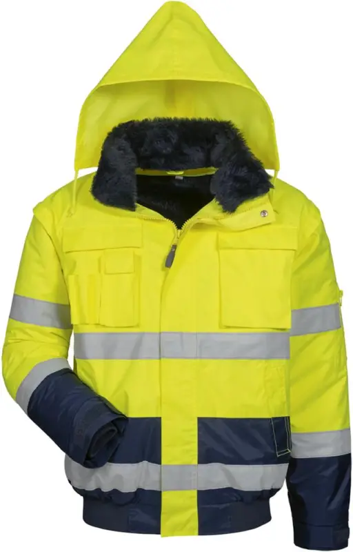 ELYSEE Warnjacke Siegfried, Gr. 2XL, gelb/marine Letzte Chance