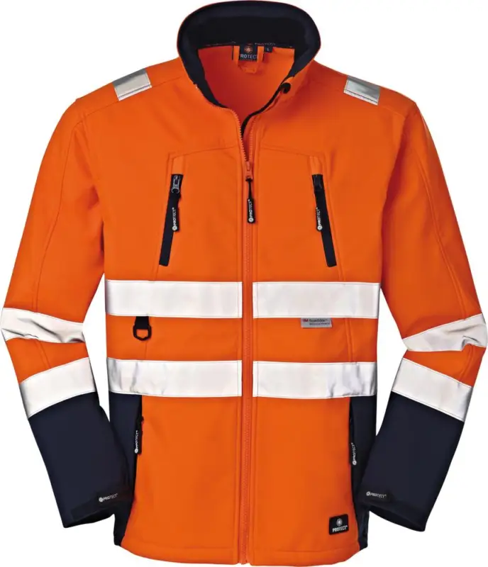 Knallerangebot 4 PROTECT JackePittsburgh,Softshellleuchtorange/navy,Gr.S