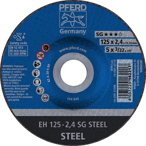 Abverkauf PFERD Trennscheibe gekröpft A30SSG 125x2,4mm