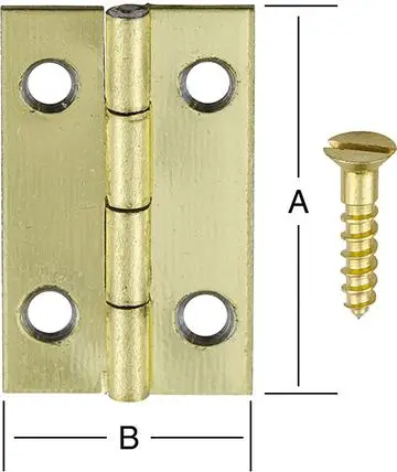 Rabatt VORMANN Schatullenscharn.30x16mm verm. 4St