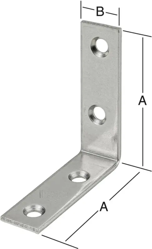 VORMANN Stuhlwinkel 25x25x2mm blau verzinkt Rabatt