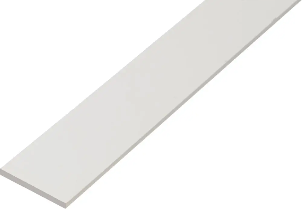 Preisknaller Flachstange KST,weiß,30x3/2m