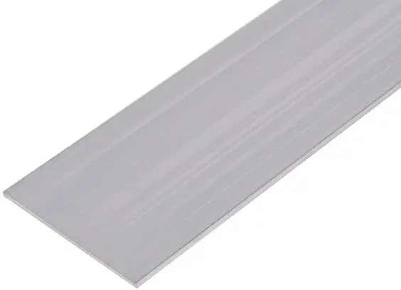 Neu Im Sortiment GAH Flachstange, Alu silberfarbig, 1000x50x3mm