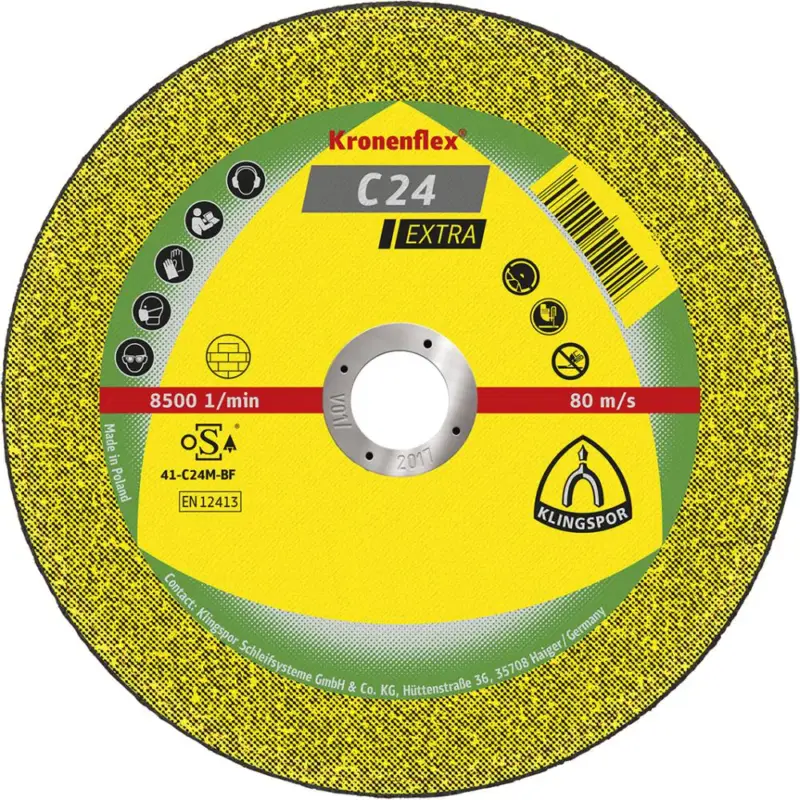 KLINGSPOR Trennscheibe C24 Extra 230x3,0mm ger Sale